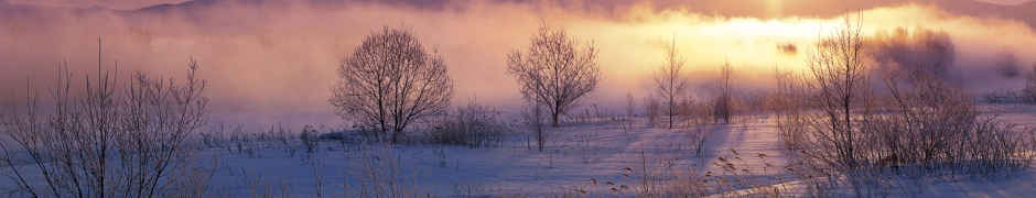 Japan Hokkaido Beauty Sunrise Nature Landscapes