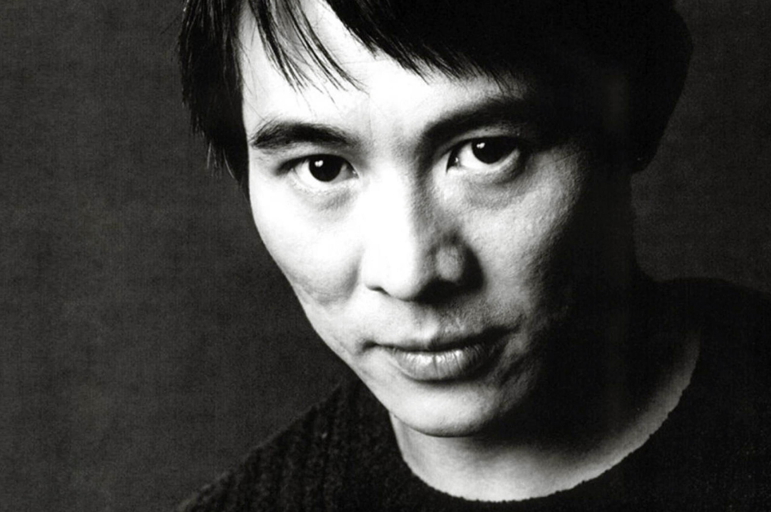 Jet Li Face Eyes Brunette Celebrity Man Actor Black White