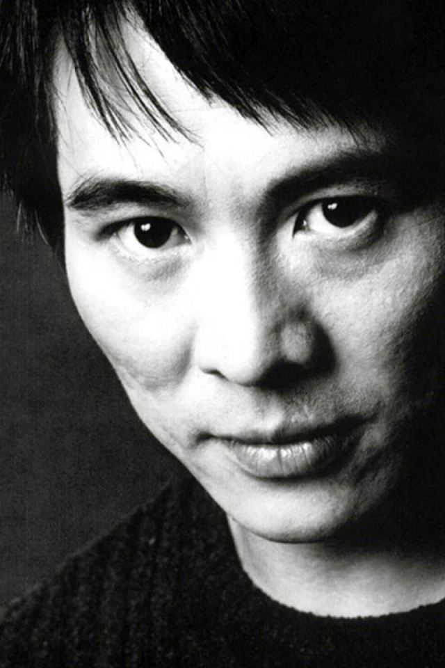 Jet Li Face Eyes Brunette Celebrity Man Actor Black White