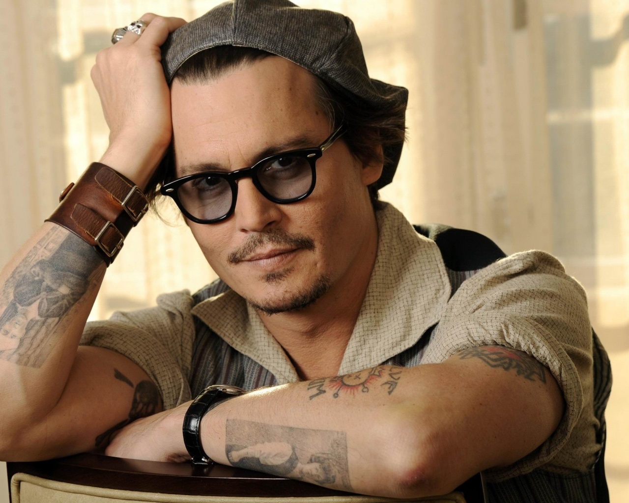 Johnny Depp In Glasses