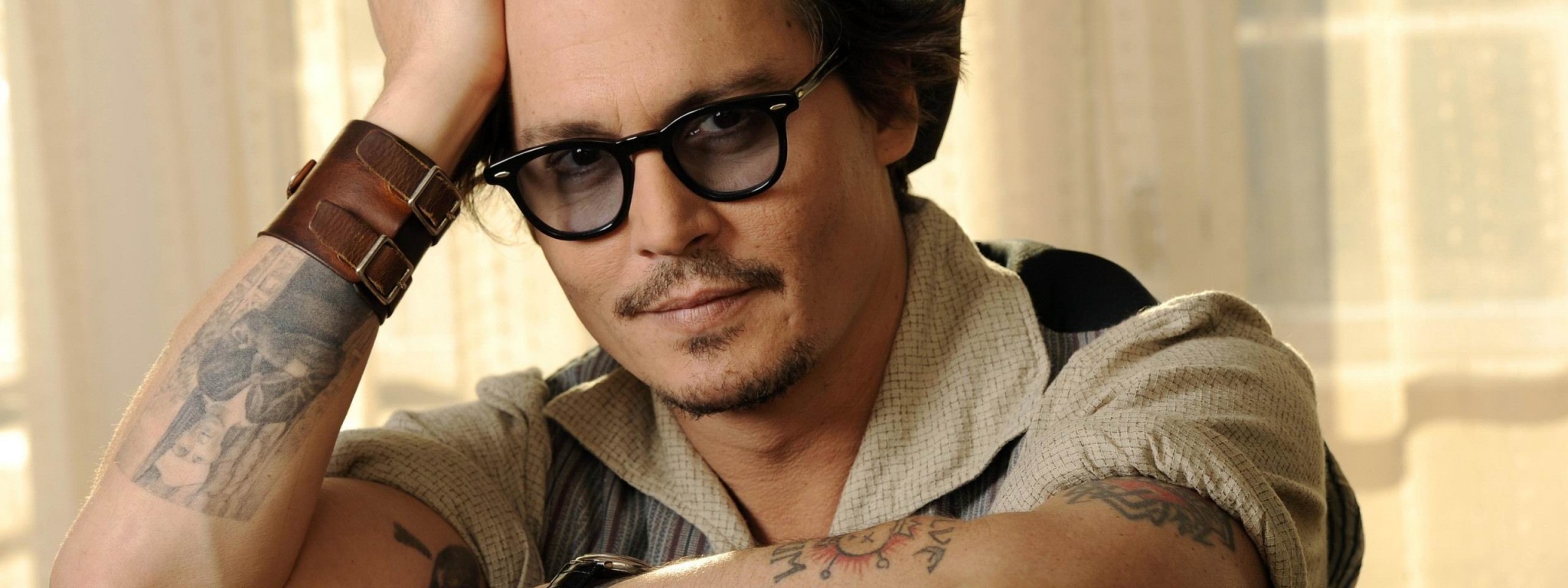 Johnny Depp In Glasses