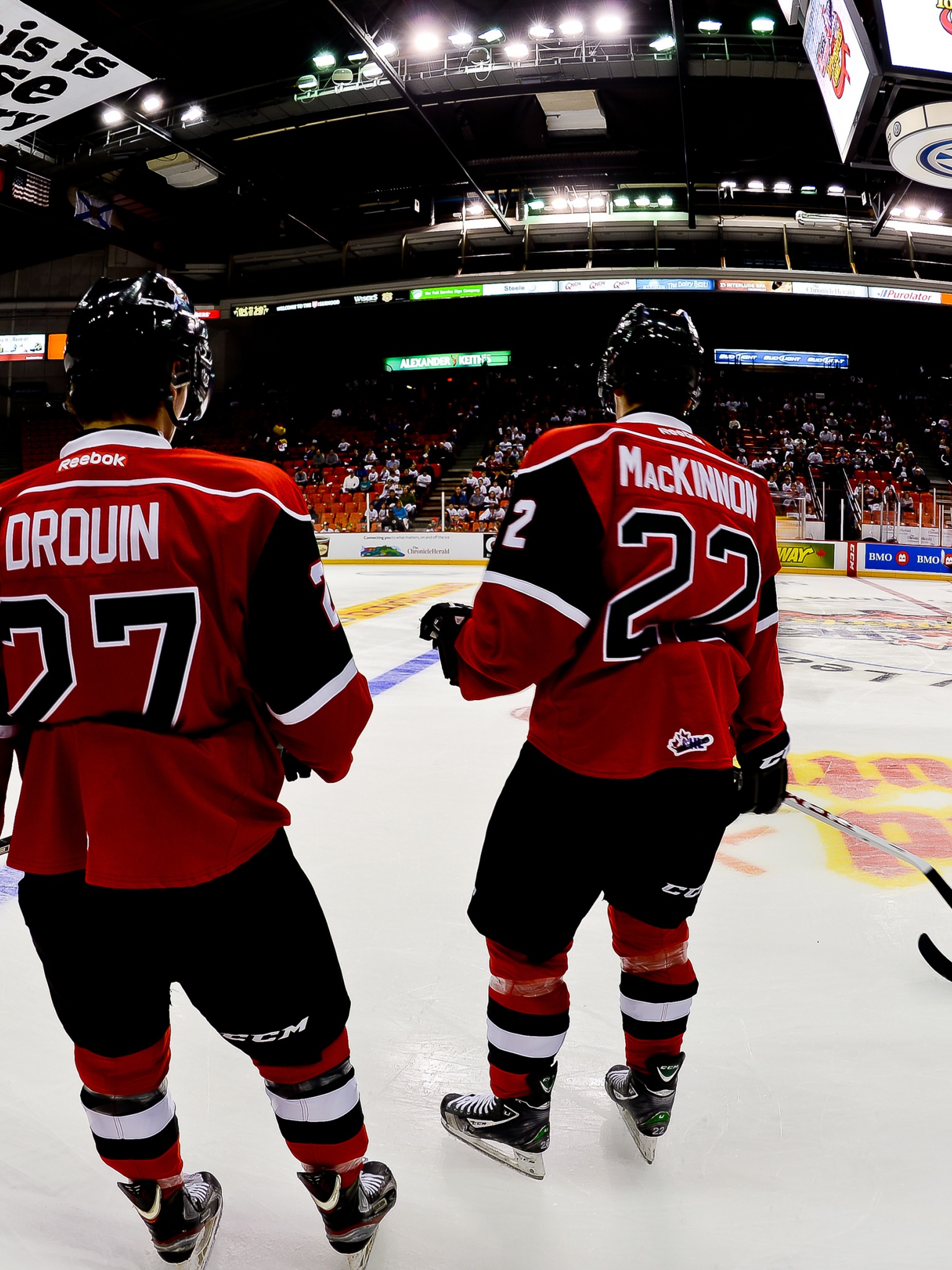 Jonathan Drouin And Nathan MacKinnon