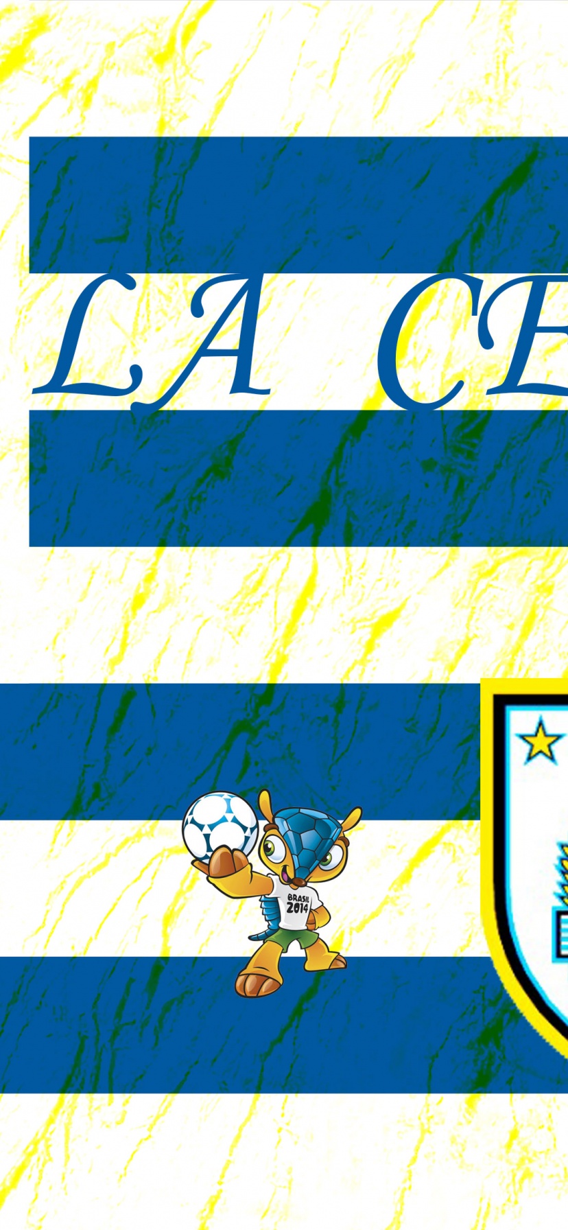 La Celeste Uruguay Football Crest Logo