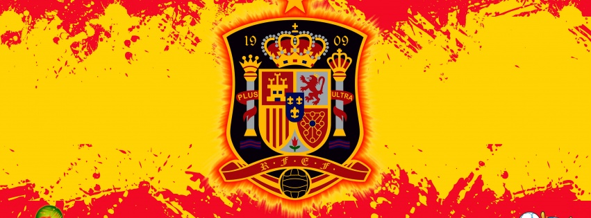 La Furia Roja Spain Football Crest Logo