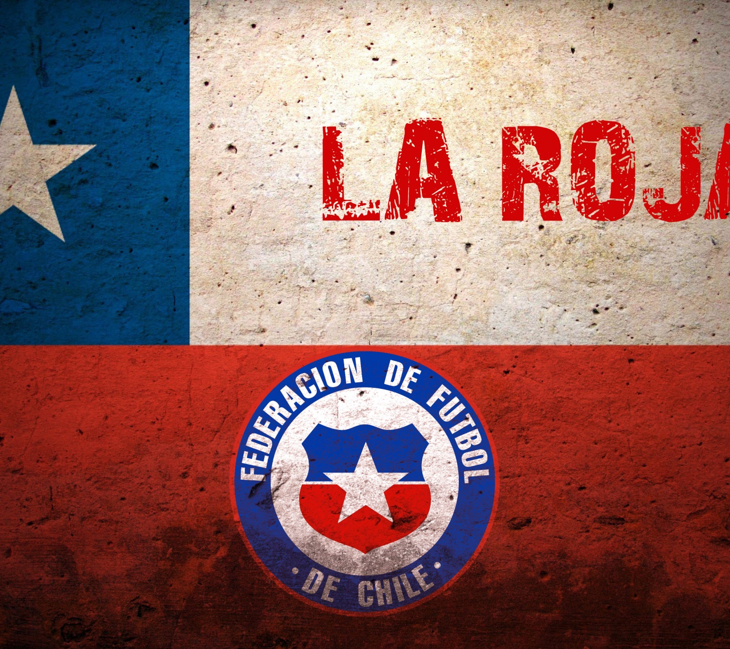 La Roja Chile Football Crest Logo