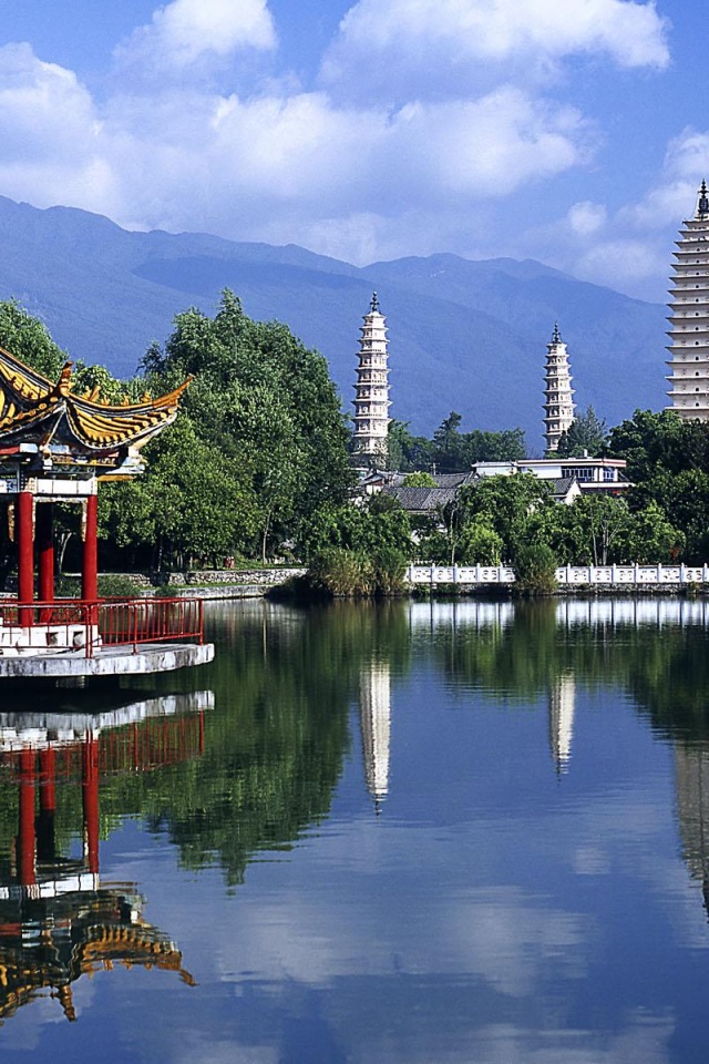 Lake Foothills China Nature Landscapes