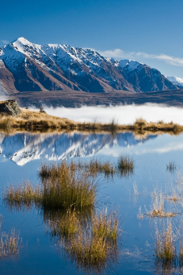 Lake In The Cloudsqueenstown New Zealand