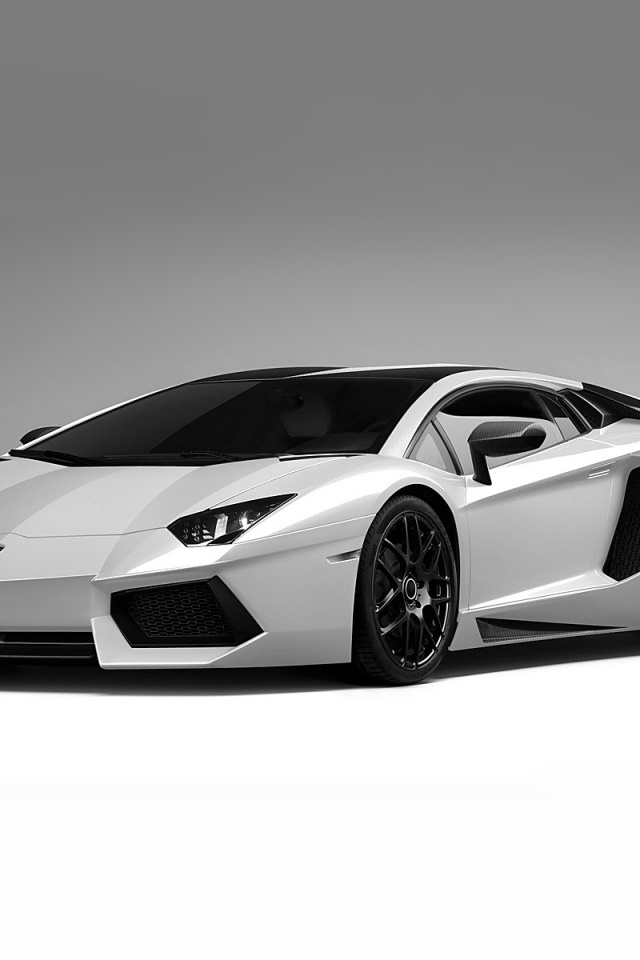 Lamborghini Aventador White