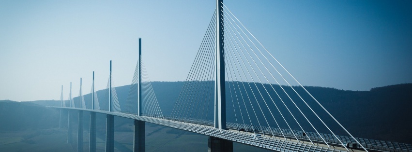 Landscape Architecture Photography Bridges Modern Skyscapes