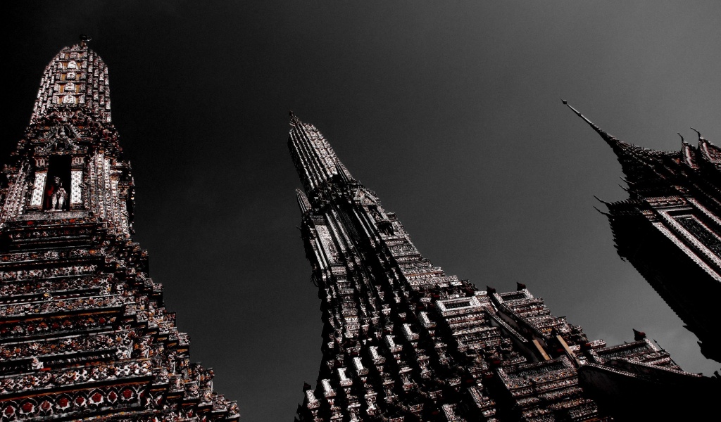 Landscape Buildings Wat Arun Bangkok Yai Bangkok Thailand