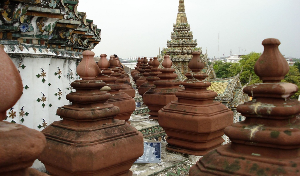 Landscape Wat Arun Bangkok Yai Bangkok Thailand