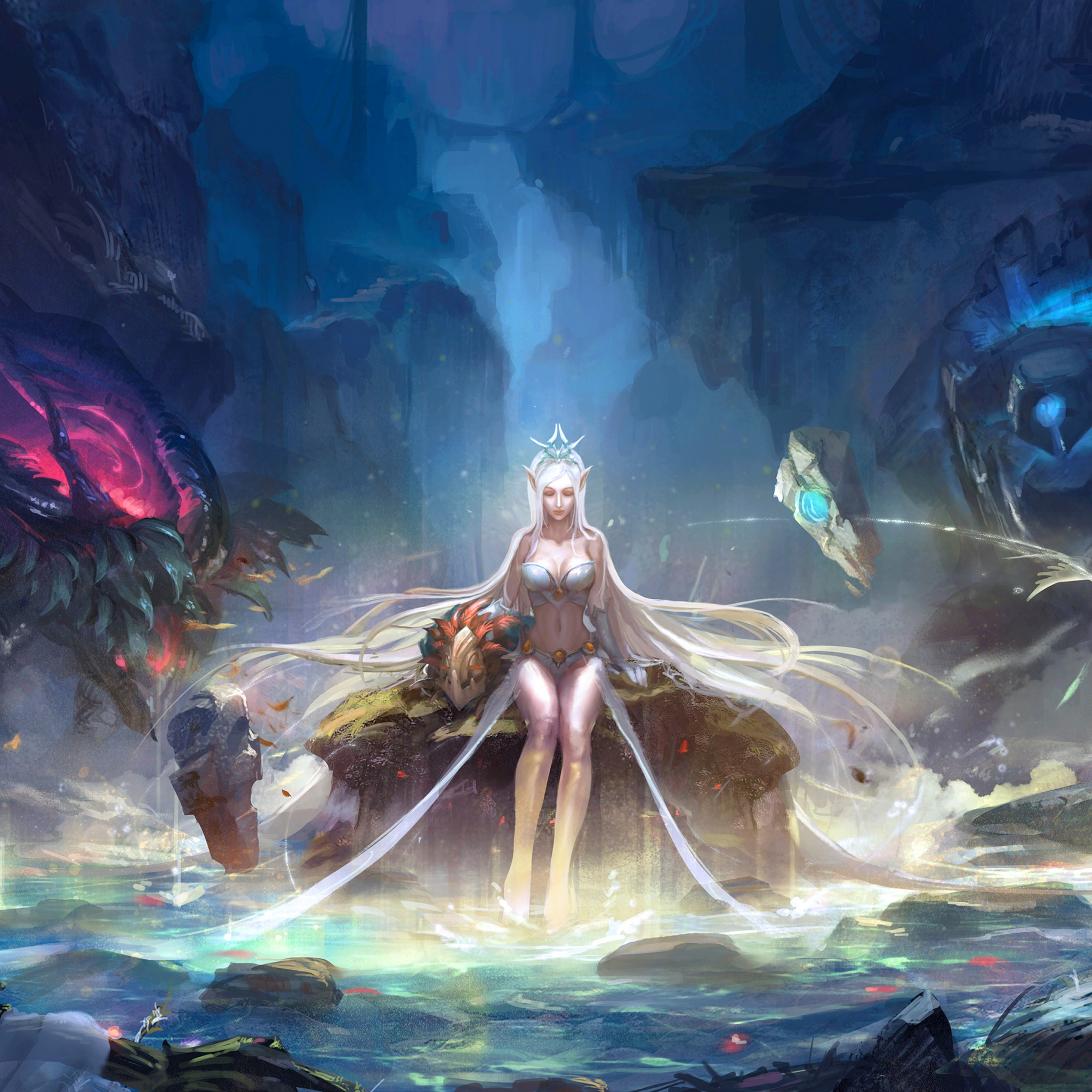 League Of Legends Janna Fantasy Girl