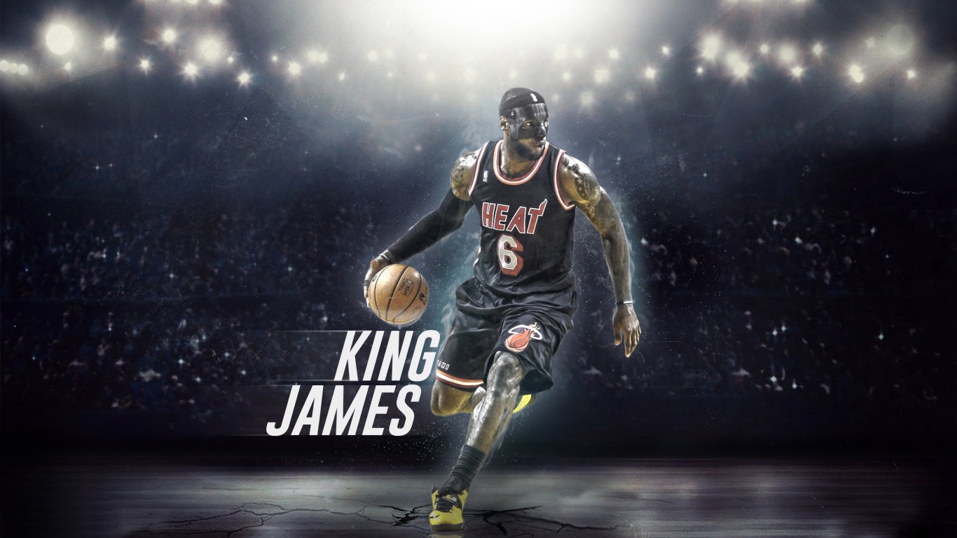 LeBron James With Mask