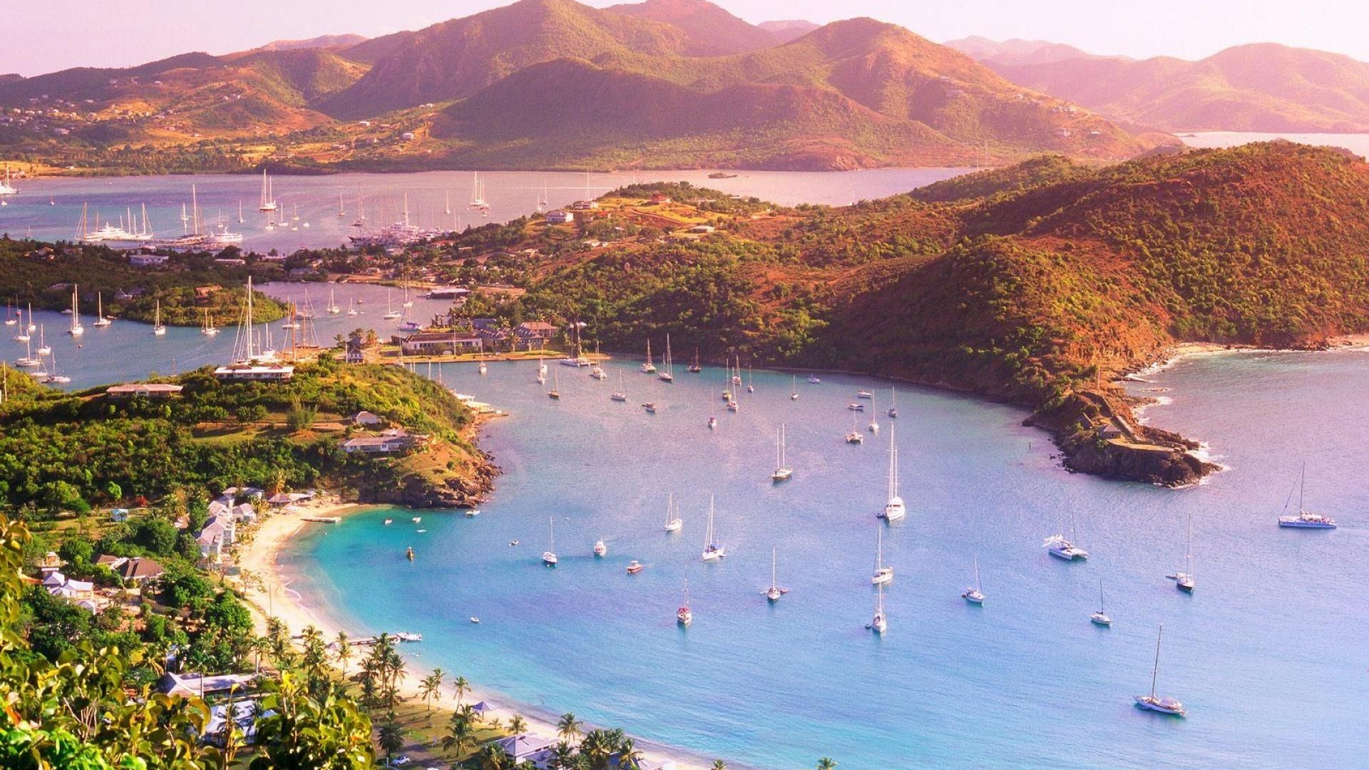 Leeward Islands Caribbean Antigua And Barbuda Waterfront Indies World Nature