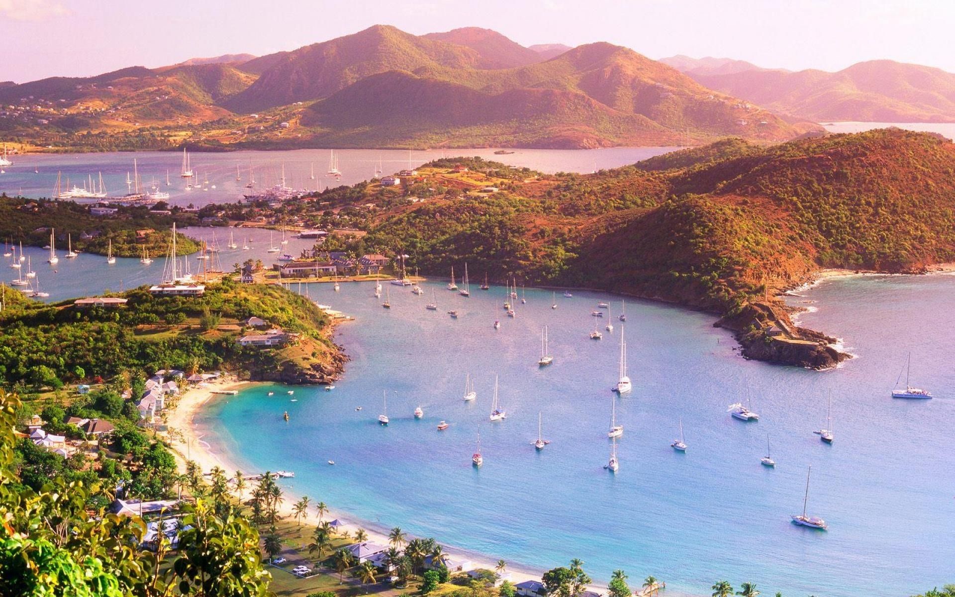 Leeward Islands Caribbean Antigua And Barbuda Waterfront Indies World Nature