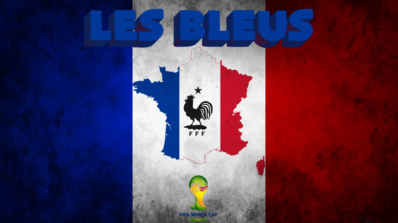 Les Bleus Football Crest France