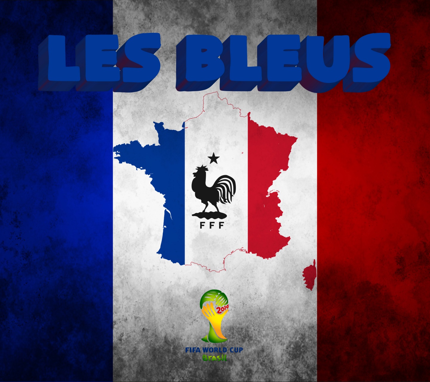 Les Bleus Football Crest France