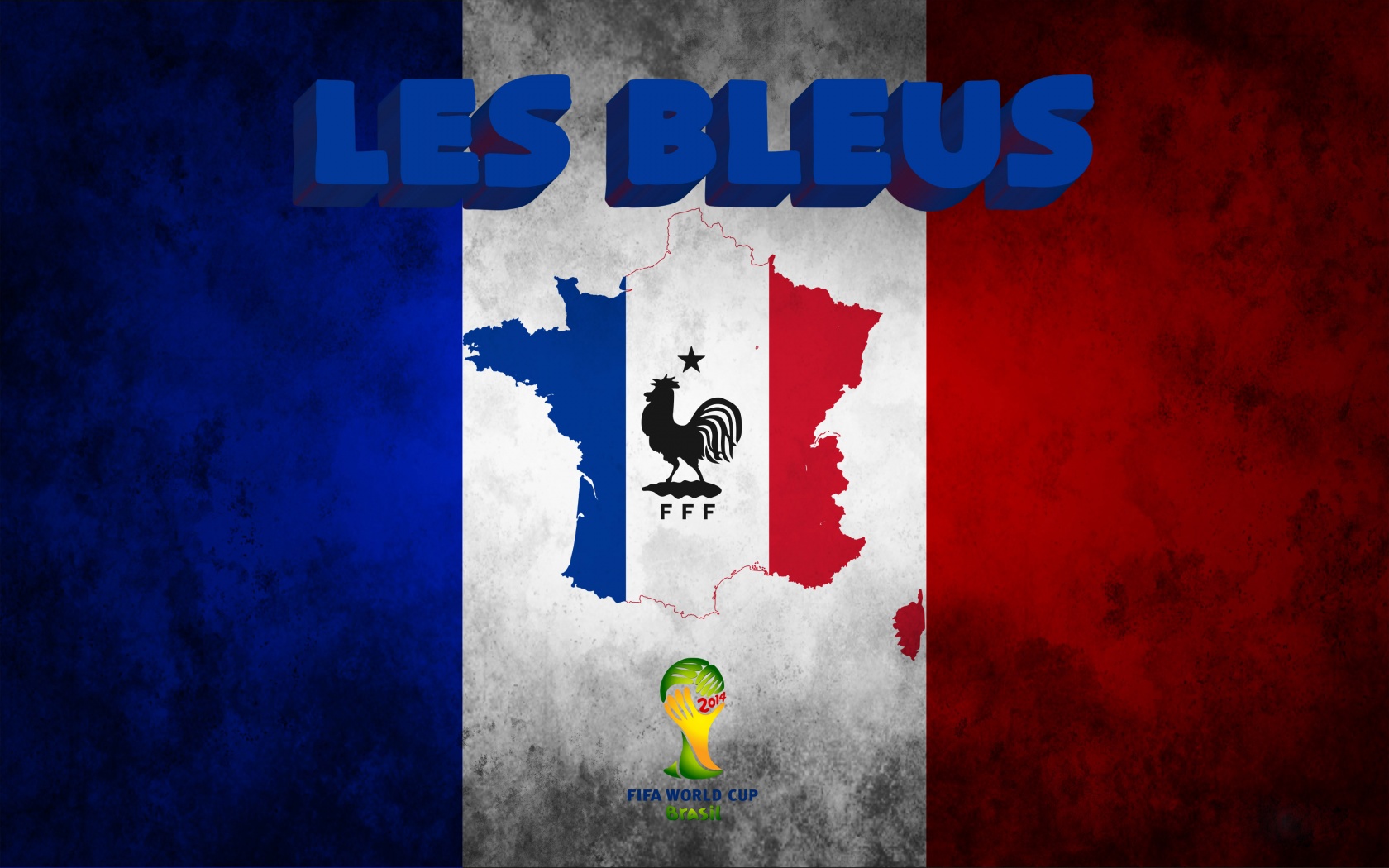 Les Bleus Football Crest France