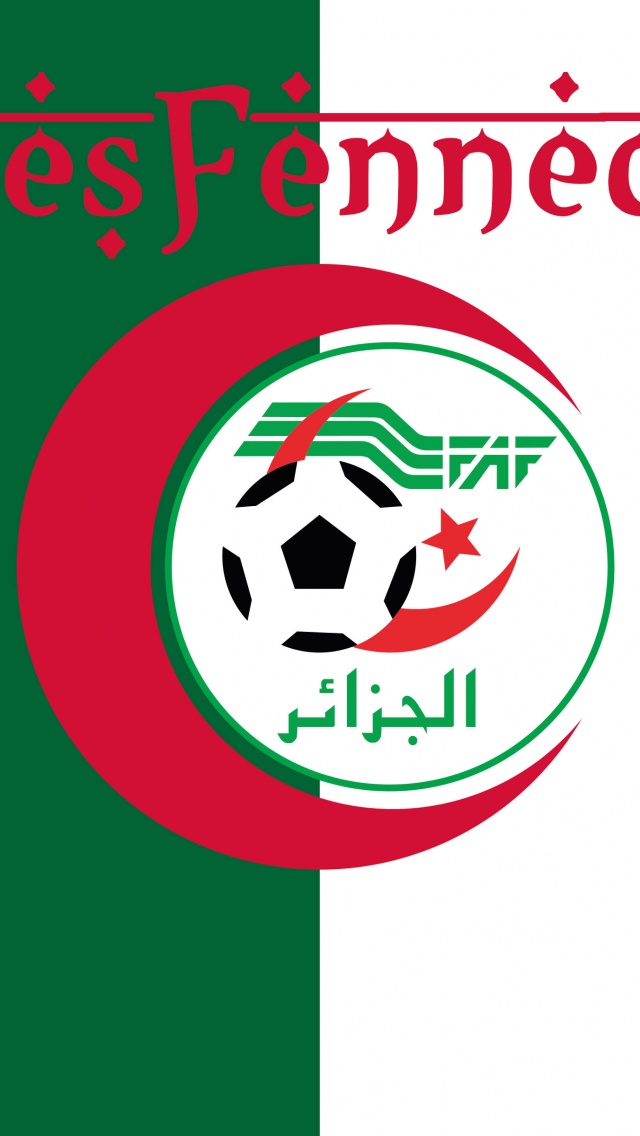 Les Fennecs Algeria Football Crest Logo