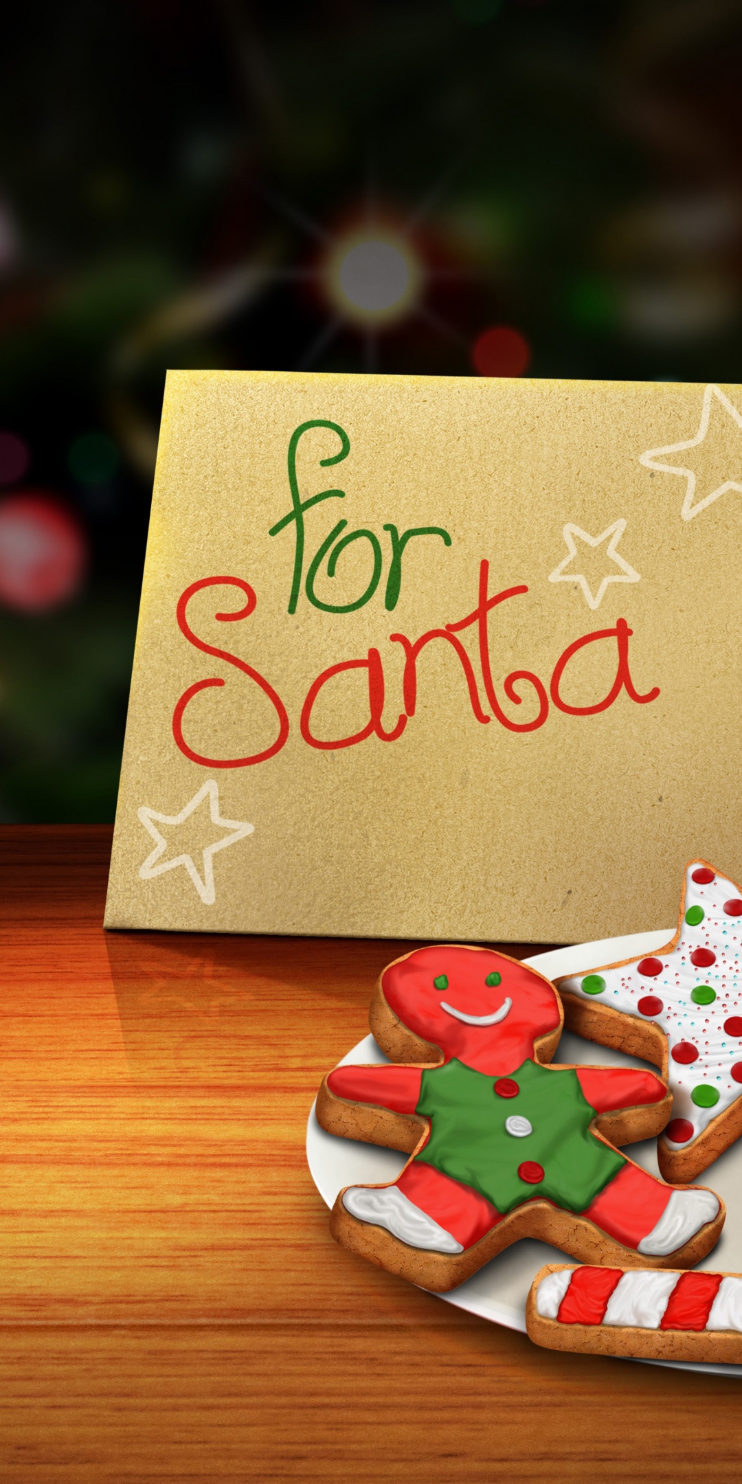 Letter And Cookies For Santa