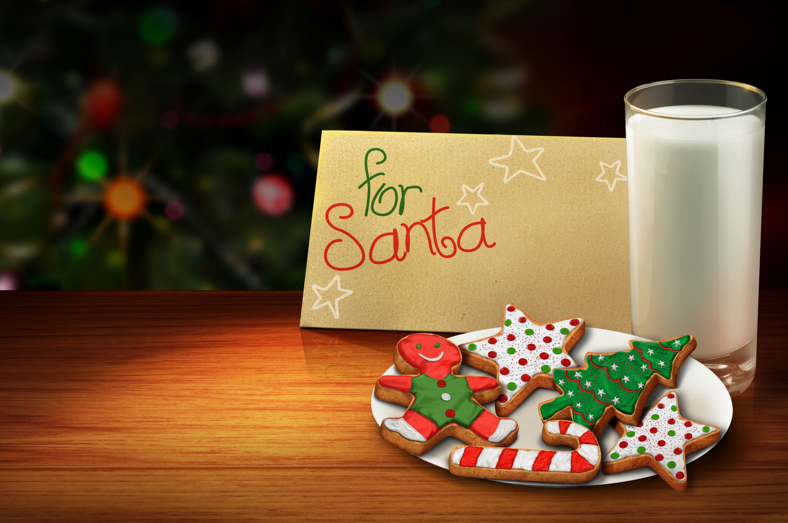 Letter And Cookies For Santa