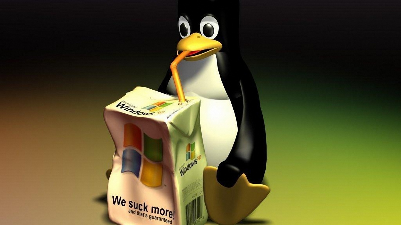 Linux We Suck More Windows Xp Computer