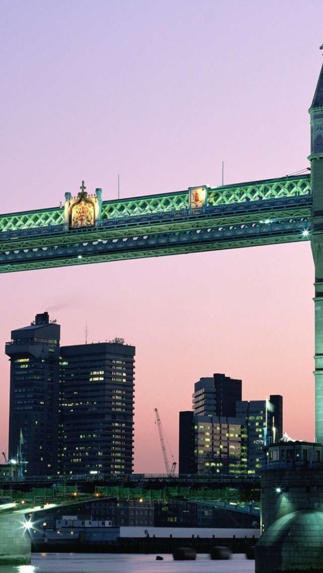 London Bridge England Evening Water City Landscape