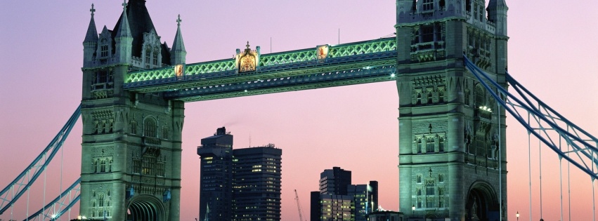 London Bridge England Evening Water City Landscape