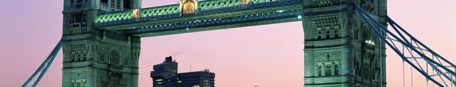 London Bridge England Evening Water City Landscape