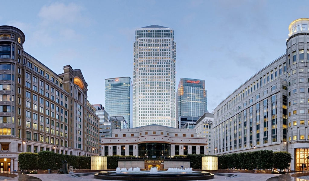 London Canary Wharf City Architecture