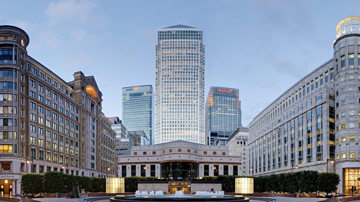 London Canary Wharf City Architecture