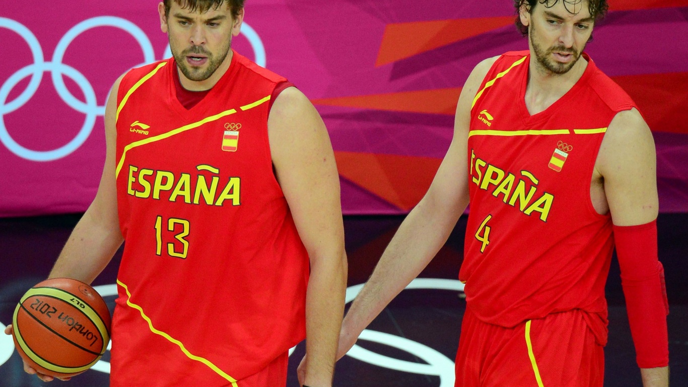 London Olympics Spain National Basketball Team Pau Gasol Marc Gasol