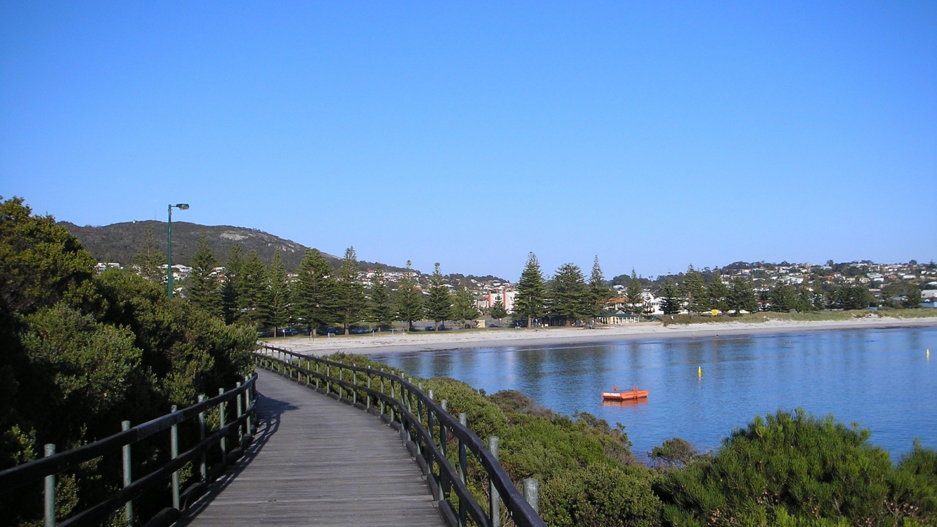 Looking Towards Middleton Beach Mt Clarence Wa Australia