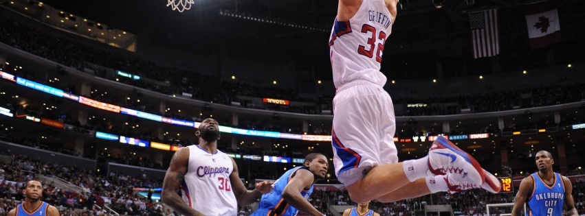 Los Angeles Clippers Nba American Professional Basketball Blake Griffin Dunk On Perkins