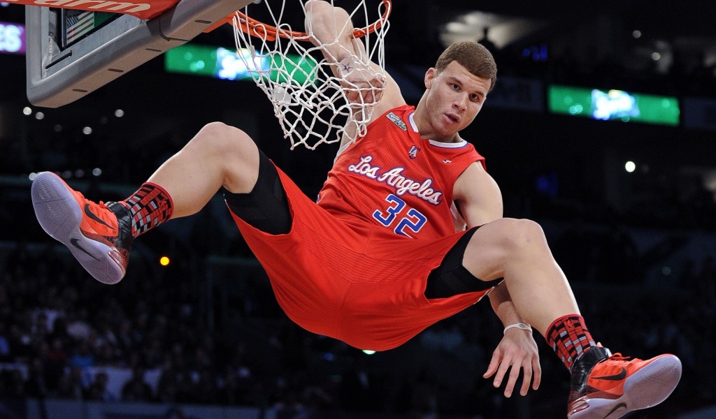 Los Angeles Clippers Nba American Professional Basketball Blake Griffin Dunks