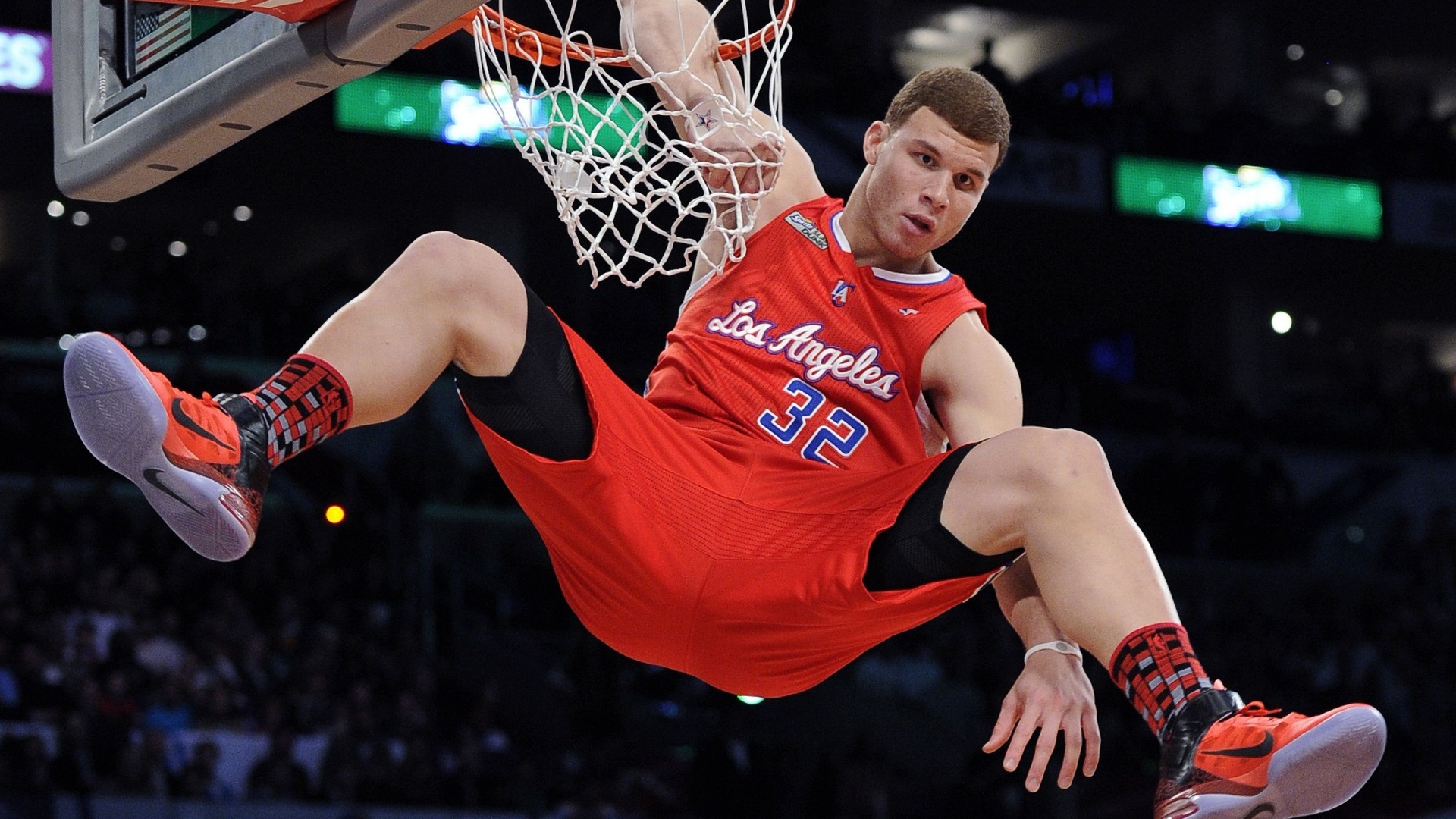 Los Angeles Clippers Nba American Professional Basketball Blake Griffin Dunks