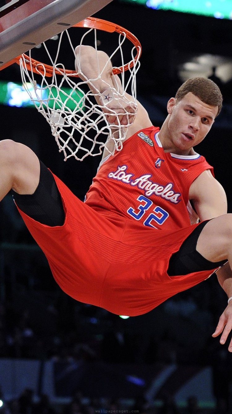 Los Angeles Clippers Nba American Professional Basketball Blake Griffin Dunks