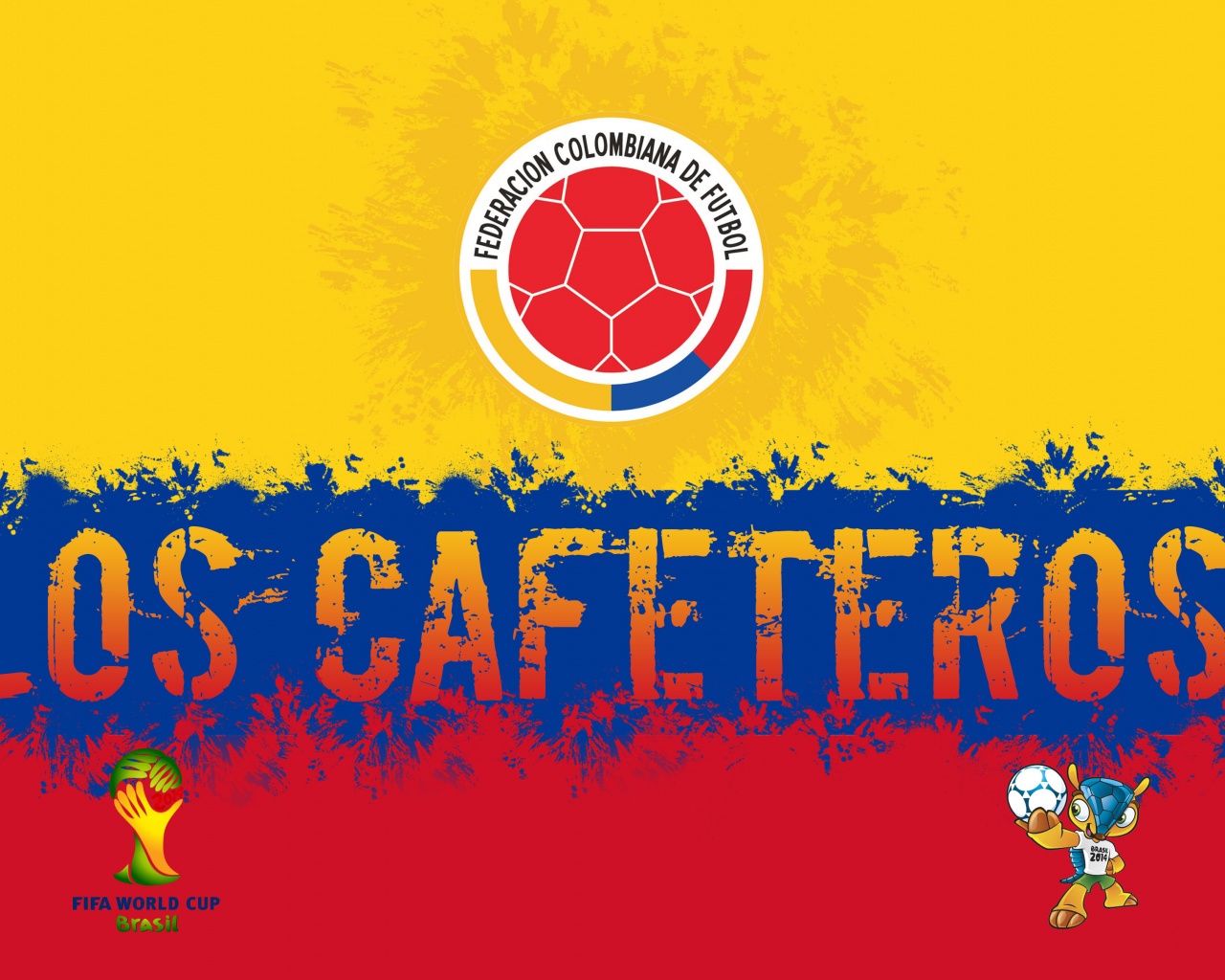 Los Cafeteros Colombia Football Crest