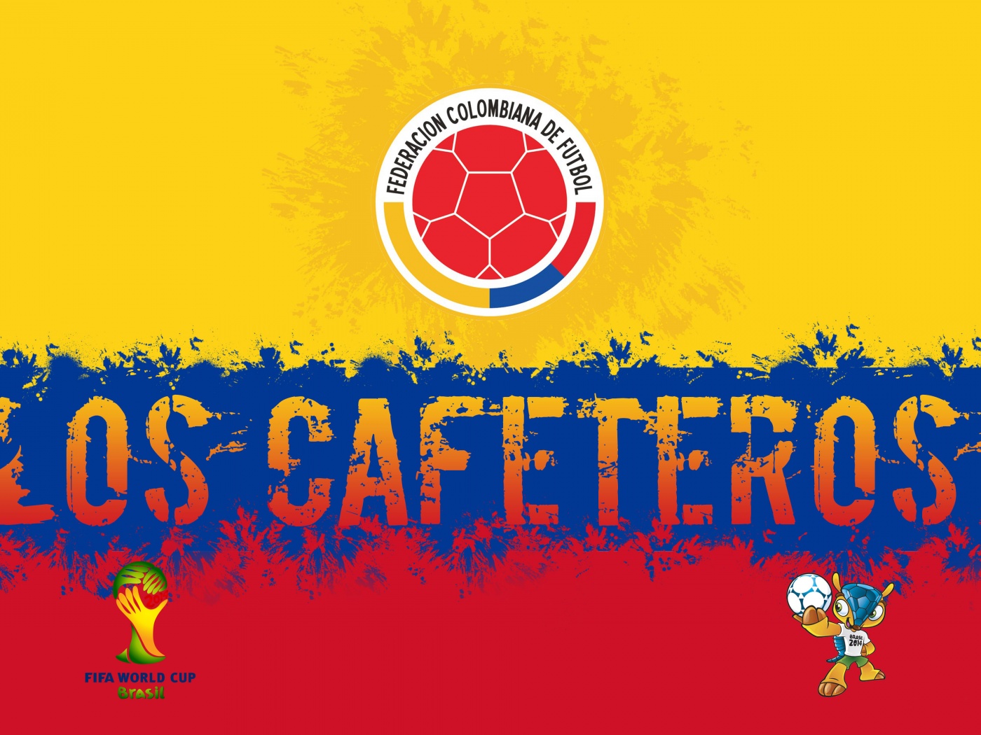 Los Cafeteros Colombia Football Crest