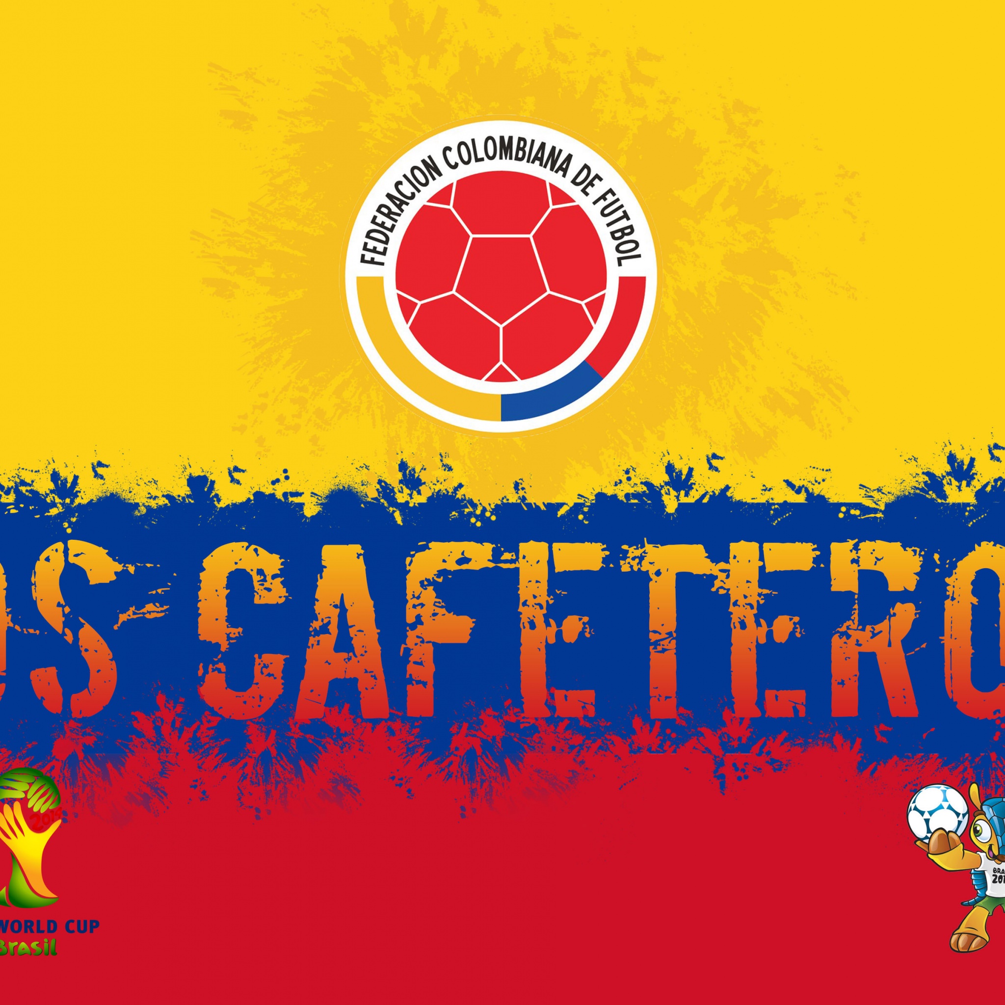 Los Cafeteros Colombia Football Crest