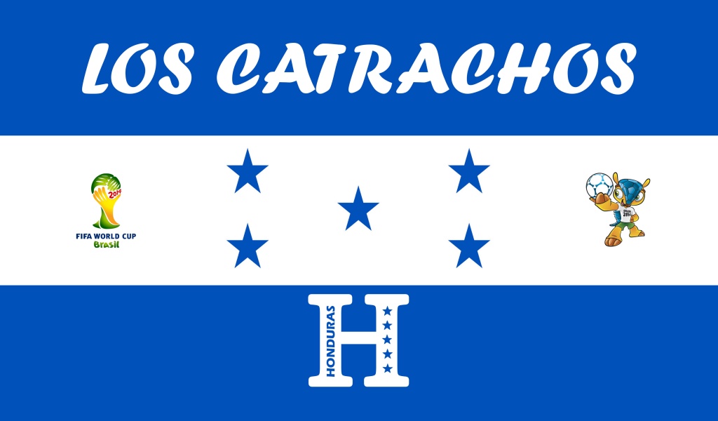 Los Catrachos Honduras Football Crest Logo