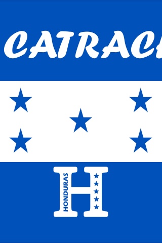 Los Catrachos Honduras Football Crest Logo