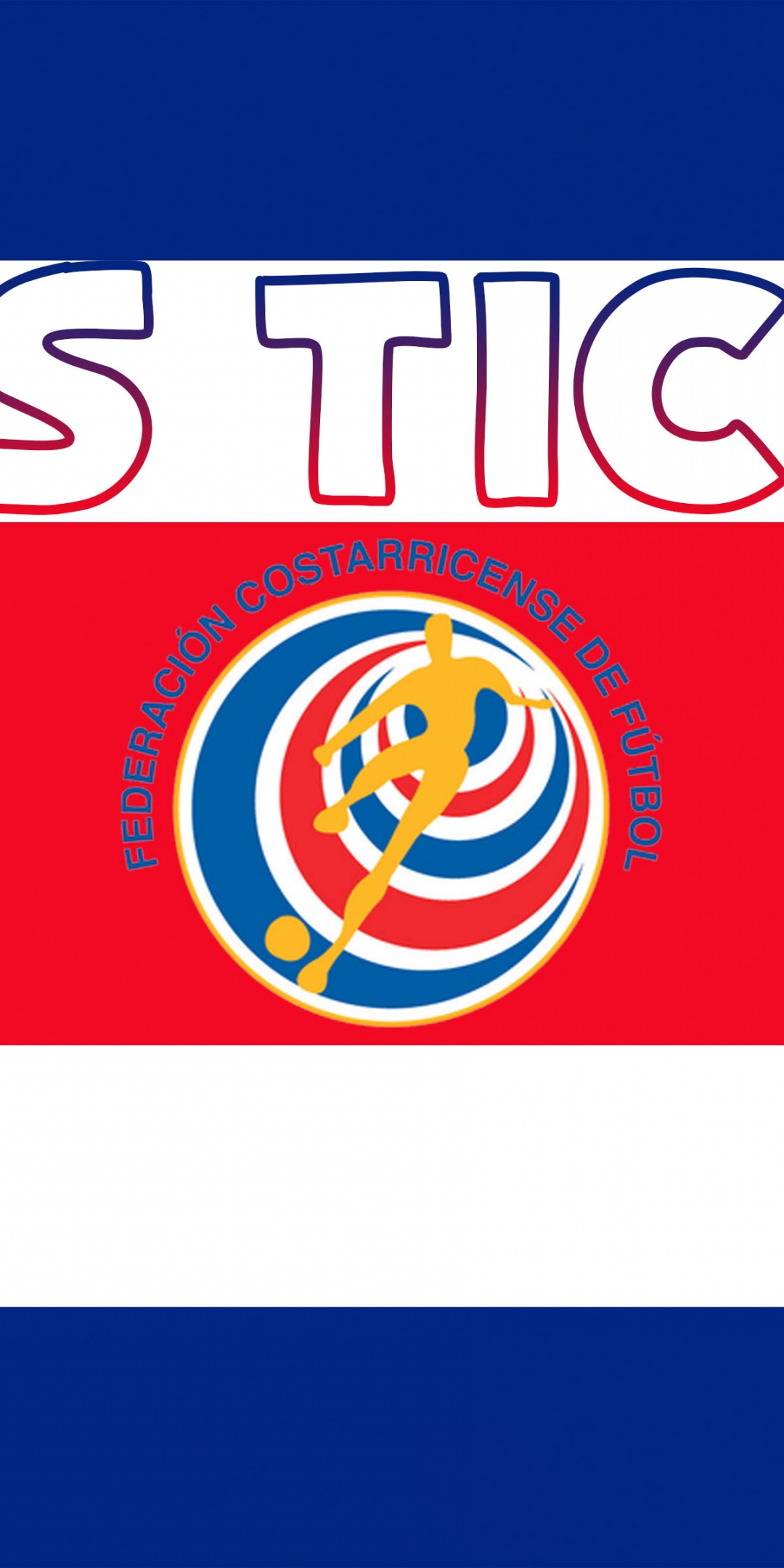 Los Ticos Costa Rica Football Crest