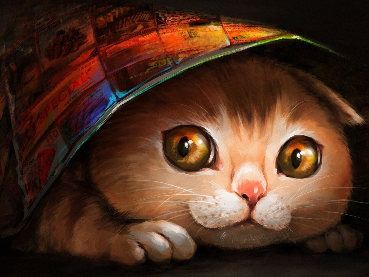 Lovely Cat Painting1