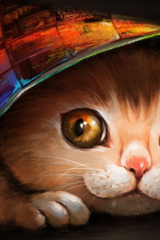 Lovely Cat Painting1