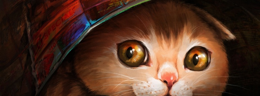 Lovely Cat Painting1