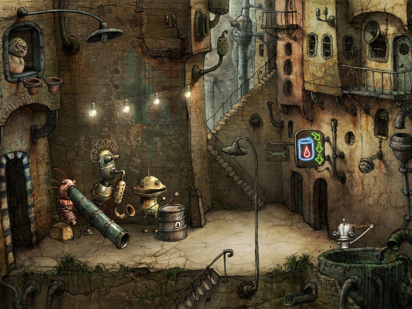 Machinarium Alley