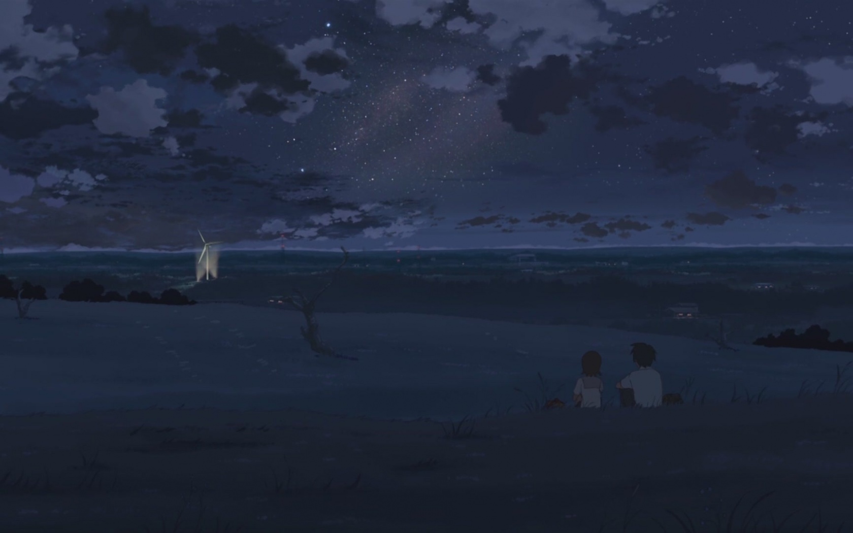 Makoto Shinkai 5 Centimeters Per Second Night Stars