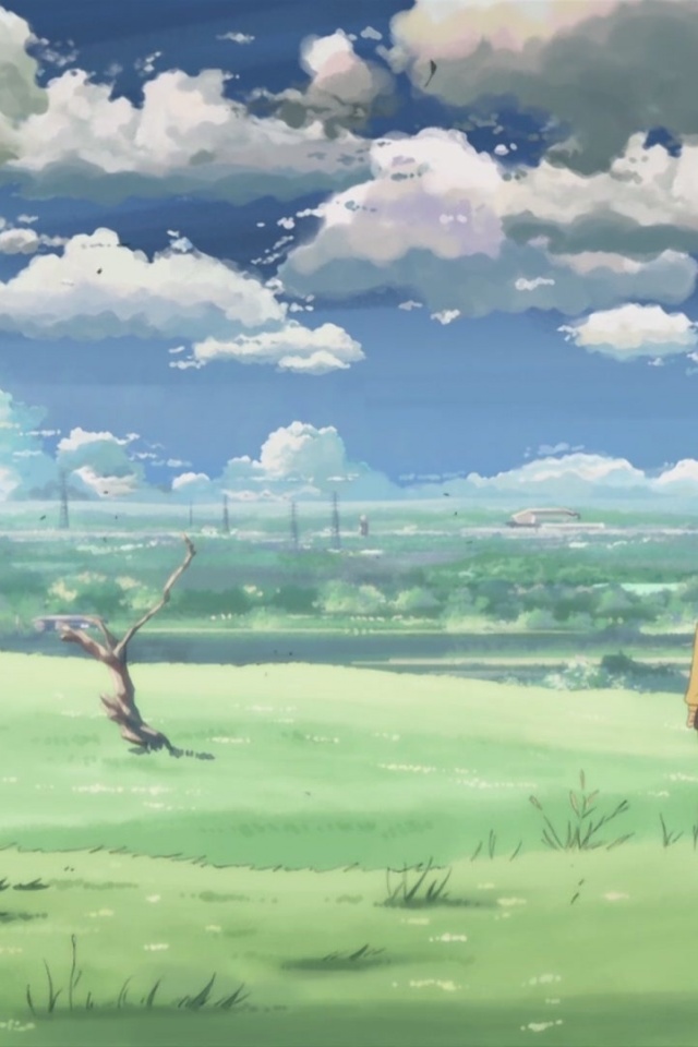 Makoto Shinkai 5 Centimeters Per Second Sky Space Girl