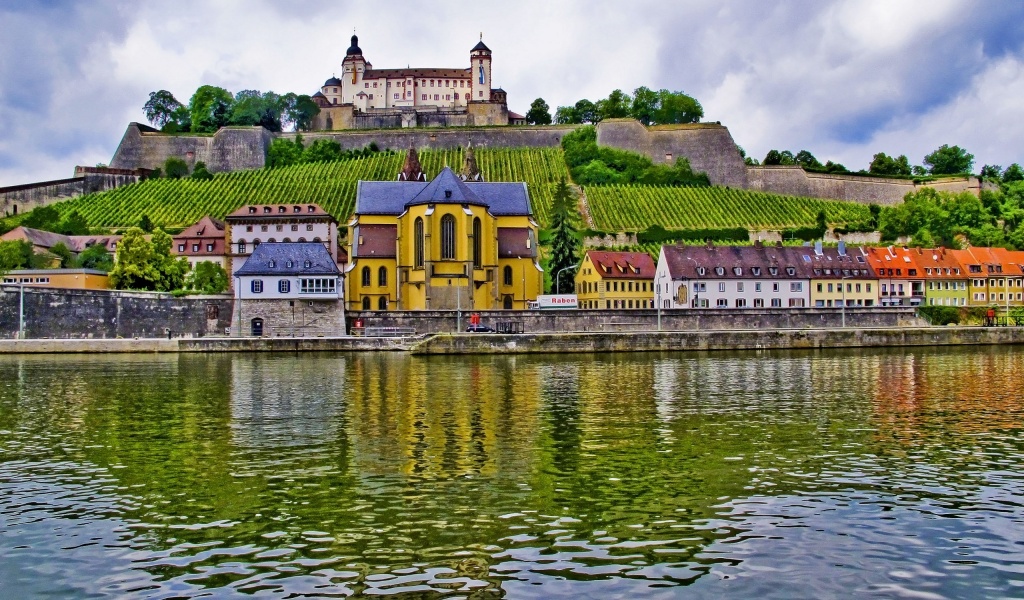 Marienberg Fortress In Wurzburg Bavaria Germany